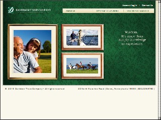 Web site www.davidsoncapmgt.com, Davidson Trust Co