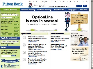 Web site https://www.fultonbank.com, Fulton Bank